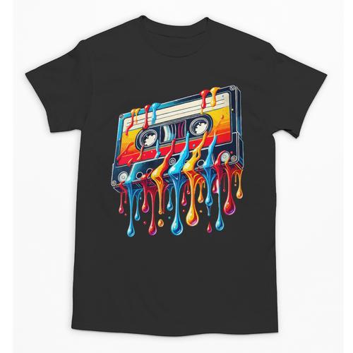 80s 90s Retro Party Costume Nostalgia Cassette Unisex T-Shirt - Figerry