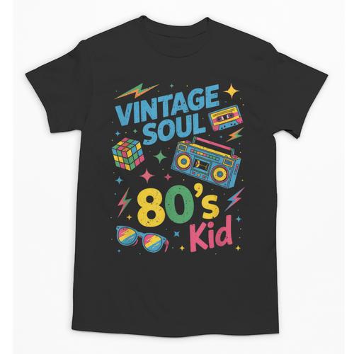 80’s Kid Nostalgia Retro Music Lover Retro 1980s Throwback Unisex T-Shirt - Figerry
