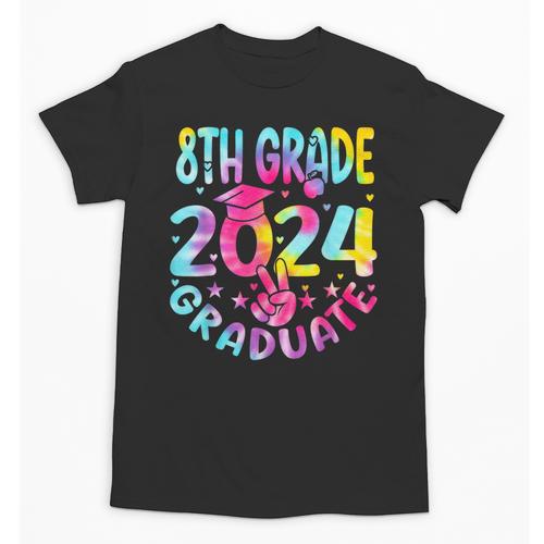 8th Grade Graduate 2024 Graduation Last Day Of School Tie Unisex T-Shirt - Best Gift Smart