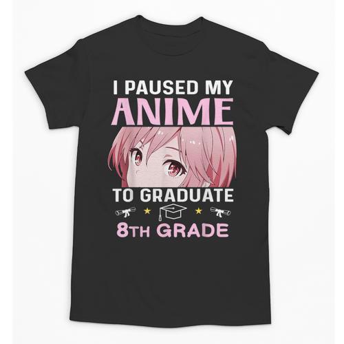 8th Grade Graduation Anime 2024 Graduate Middle School Girls Unisex T-Shirt - Best Gift Smart