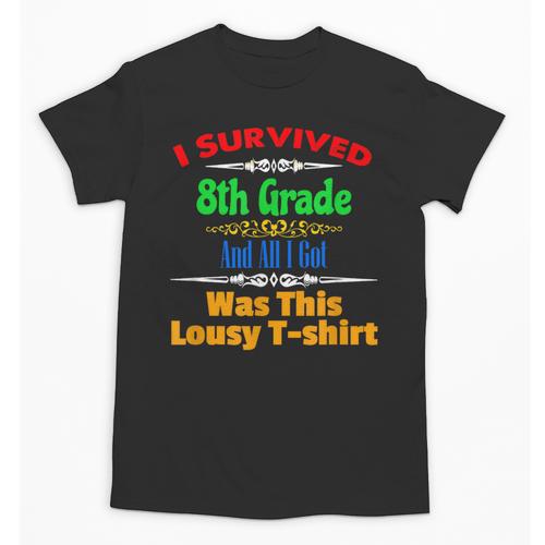 8th Grade Graduation Boys Girls Grad Education Unisex T-Shirt - Best Gift Smart