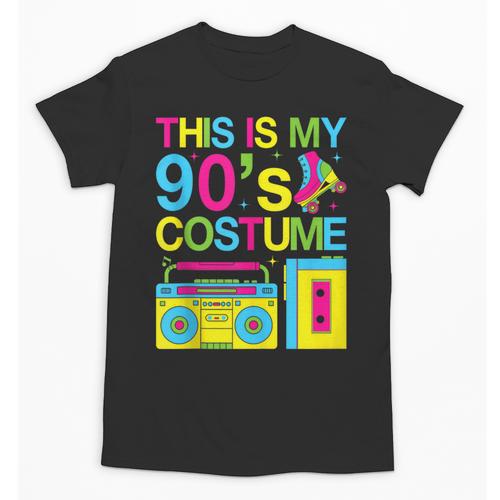 This Is My 90's Costume Retro 1990s Style Cassette Nostalgia Unisex T-Shirt - Figerry