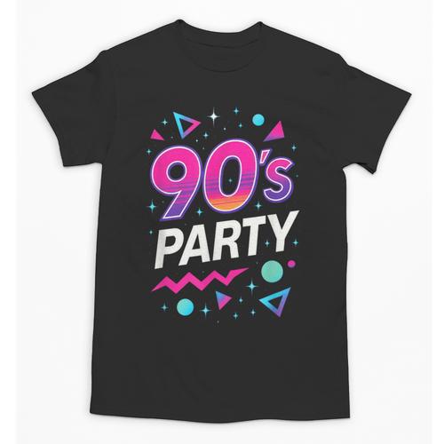 90's Party 90s Nostalgia Retro Rave Dance Music Unisex T-Shirt - Figerry
