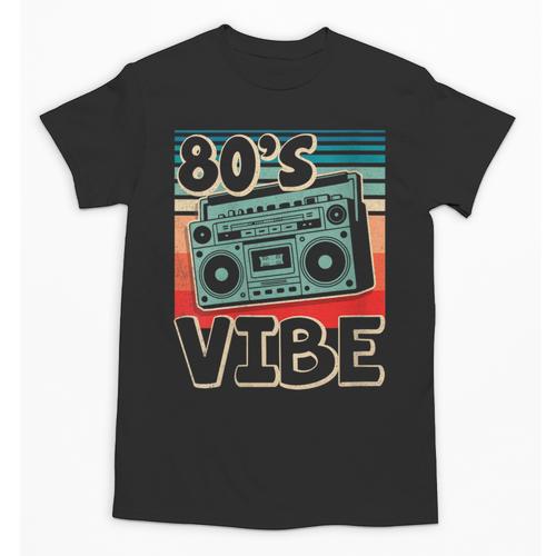 90's Vibe Vintage Style Cassette Tape Nostalgia 1990s Party Unisex T-Shirt - Figerry