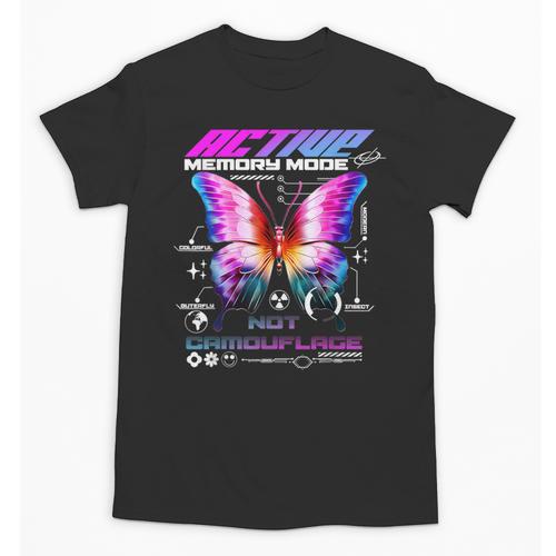 Active Memory Butterfly Unisex T-Shirt - Easessy