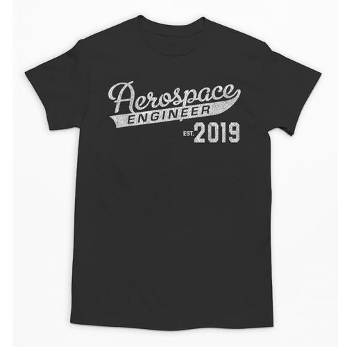 Aerospace Engineer 2019 Graduation Unisex T-Shirt - Best Gift Smart