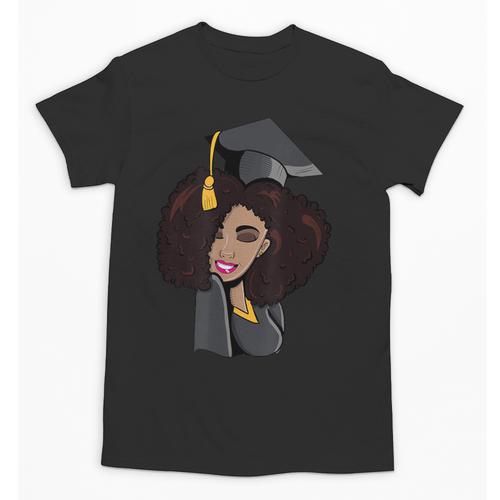 African Woman Educated Graduation 2019 Proud Unisex T-Shirt - Best Gift Smart