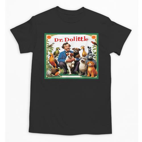 Animal Doctor & Communicator Dr Dolittle Children's Book Cover Unisex T-Shirt - Bookorys