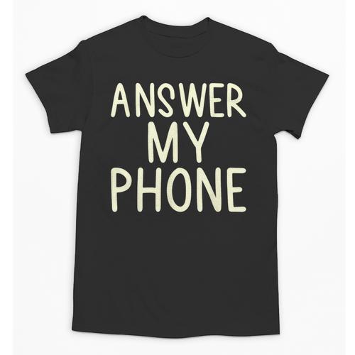 Answer My Phone I Introvert Unisex T-Shirt - Raresse