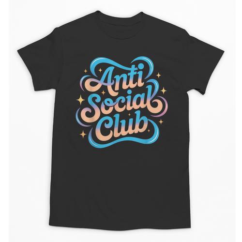 Anti-Social Club Introvert Humor Unisex T-Shirt - Raresse