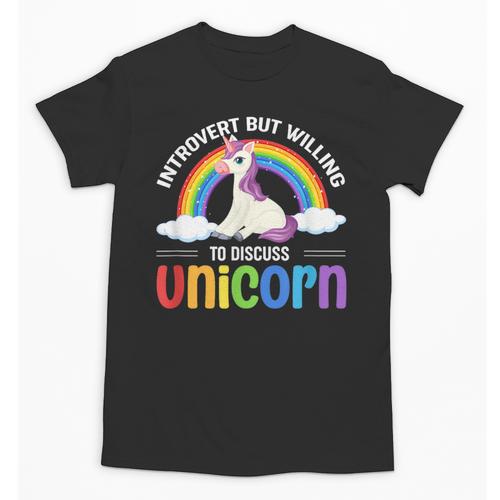 Anti Social Introvert Unicorn Lover Unicorns Unisex T-Shirt - Raresse