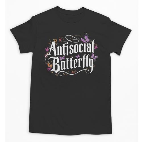 ANTISOCIAL BUTTERFLY Introvert Unisex T-Shirt - Raresse