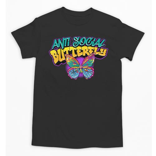 Antisocial Butterfly Shirts For Introvert Unisex T-Shirt - Raresse