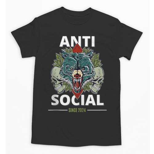 Antisocial Introvert I Like Being Alone Unisex T-Shirt - Raresse