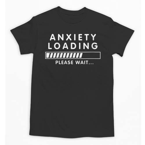Anxiety Loading Please Wait Anti-Social Introvert Unisex T-Shirt - Raresse