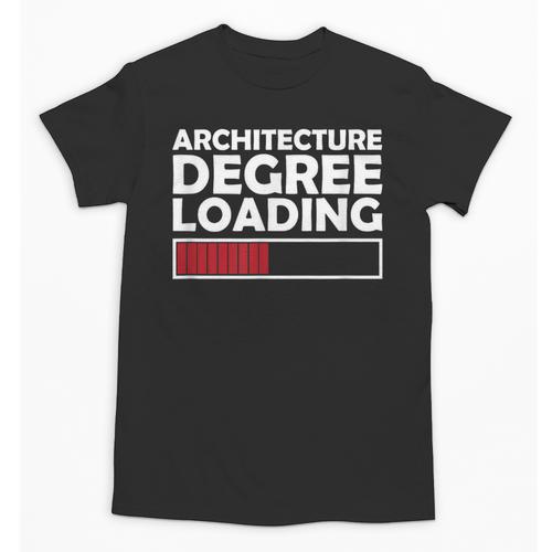 Architecture Degree Loading Graduation Student Unisex T-Shirt - Best Gift Smart