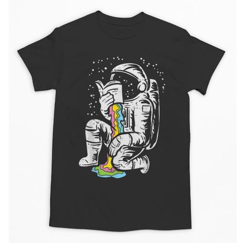 Astronaut Reading Book Space Galaxy Bookworm Men Women Kids Unisex T-Shirt - Bookorys