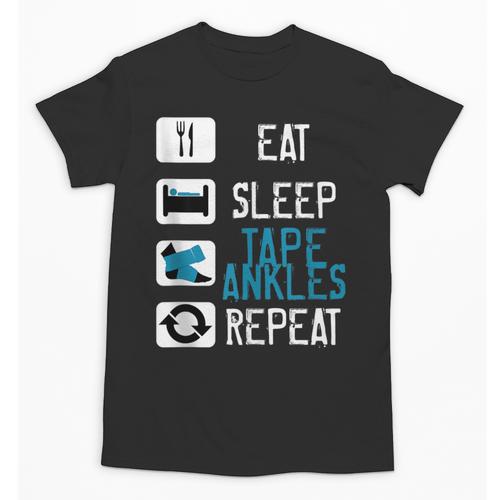 Athletic Trainer Eat Sleep Tape Ankles Graduation Unisex T-Shirt - Best Gift Smart