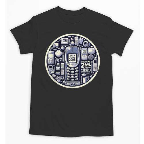 Back To The 2000s Tech Nostalgia Unisex T-Shirt - Figerry