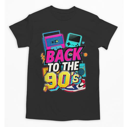 Back To The 90s Nostalgia Cassette Game Console Boombox Unisex T-Shirt - Figerry