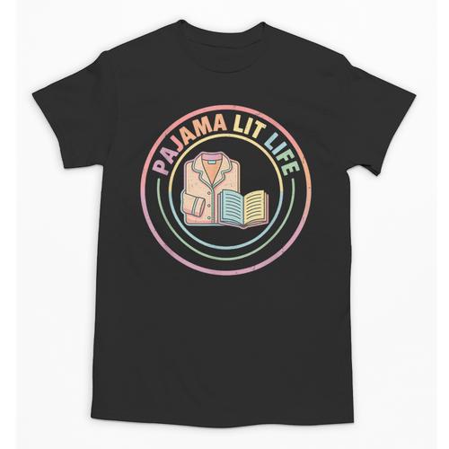 Bedtime Book Lover Reading Pajamas Unisex T-Shirt - Bookorys