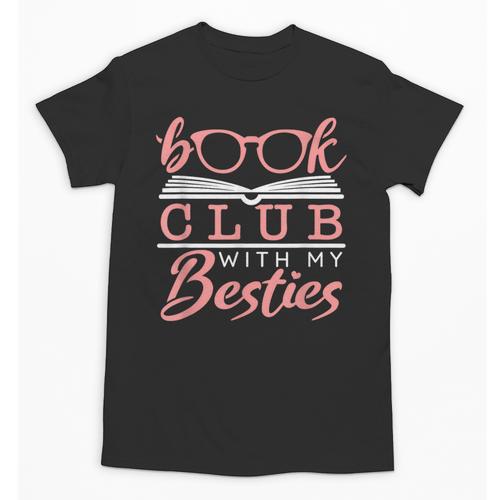 Book Club With My Besties Unisex T-Shirt - Bookorys UK