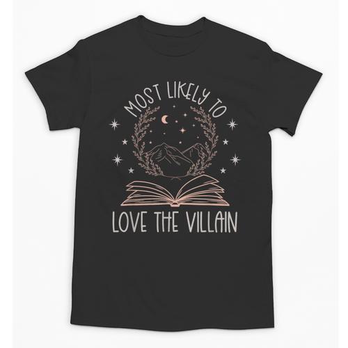 Book Club Shirts For Women Most Likely To Love Villain Unisex T-Shirt - Bookorys