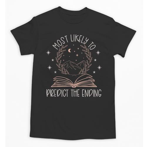 Book Club Shirts For Women Most Likely To Predict End Unisex T-Shirt - Bookorys