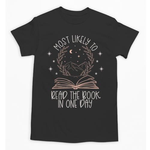 Book Club Shirts For Women Most Likely To Read One Day Unisex T-Shirt - Bookorys AU