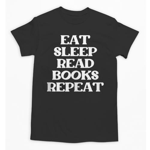 Book Lover Book Eat Sleep Read Books Repeat Unisex T-Shirt - Bookorys