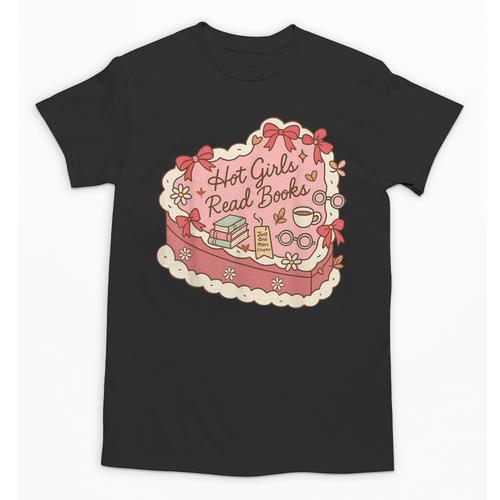 Book Lover Hot Girls Read Books Tee Unisex T-Shirt - Bookorys AU