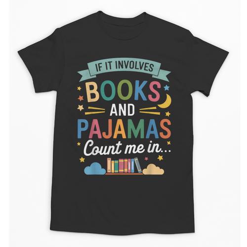 Book Lovers Reading Bedtime Cozy Pajama For Librarians Unisex T-Shirt - Bookorys DE