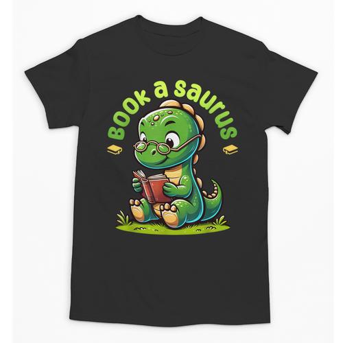 Book A Saurus Bookasaurus Dinosaur Book Girls Boys Toddler Unisex T-Shirt - Bookorys AU