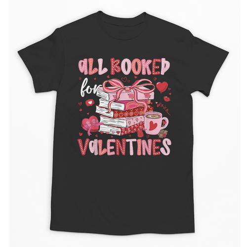All Booked For Valentines Book Coffee Teacher Women Unisex T-Shirt - Bookorys