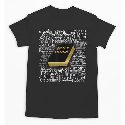 Books Of The Bible Unisex T-Shirt - Bookorys CA