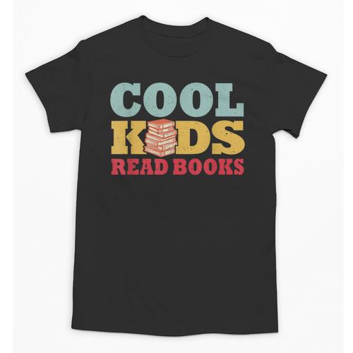 Bookworm Cool Kids Read Books Book Lover Reading Unisex T-Shirt - Bookorys