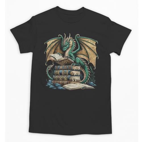 Bookworm Dragons Reading Book Dragons And Books Unisex T-Shirt - Bookorys DE
