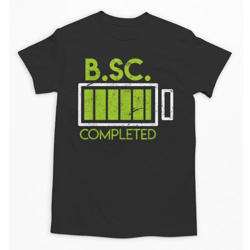 Bsc Completed Bachelor Of Science Graduation 2025 Unisex T-Shirt - Best Gift Smart
