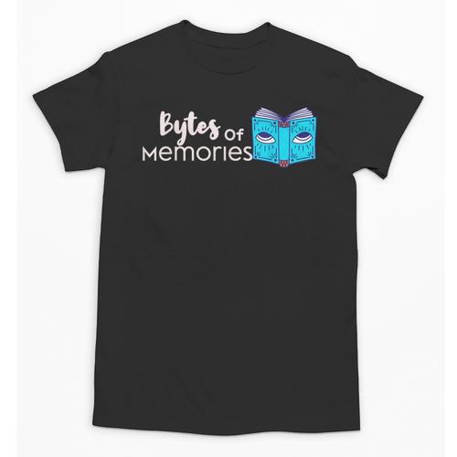 Bytes Of Memories Digital Nostalgia Concept Line Unisex T-Shirt - Figerry