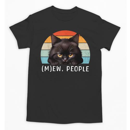 Cat Pun Introvert Anti Social Ew People Kitty Unisex T-Shirt - Raresse