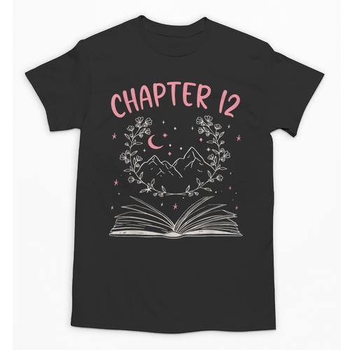 Chapter 12 Birthday Reading Book Lovers 12 Year Old Unisex T-Shirt - Bookorys