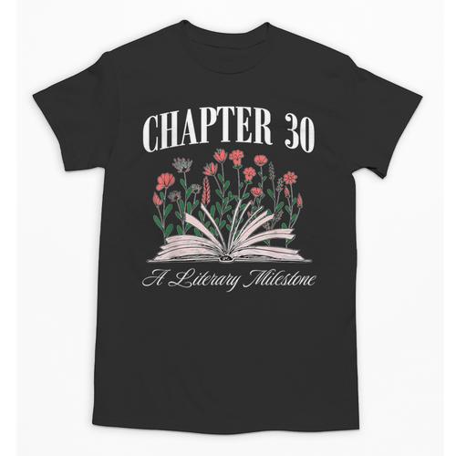 Chapter 30 A Literary Milestone Book Lover Hello 30 Unisex T-Shirt - Bookorys DE