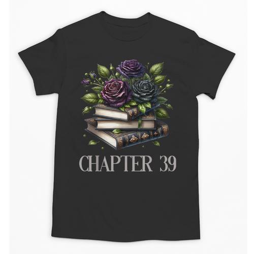Chapter 39 39th Birthday Women Book Lovers Dark Romance Unisex T-Shirt - Bookorys