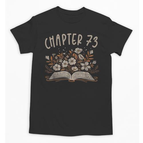 Chapter 73rd Birthday Bookworm 73 Years Old For Book Lovers Unisex T-Shirt - Bookorys DE