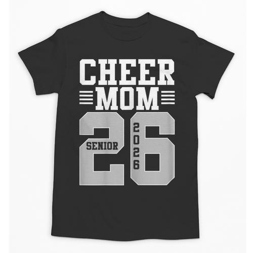 Cheer Mom Senior 2026 Cheerleaders Graduation Mother Unisex T-Shirt - Best Gift Smart