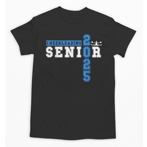 Cheerleading Senior Night Cheer Senior 2025 Graduation 23 Unisex T-Shirt - Best Gift Smart