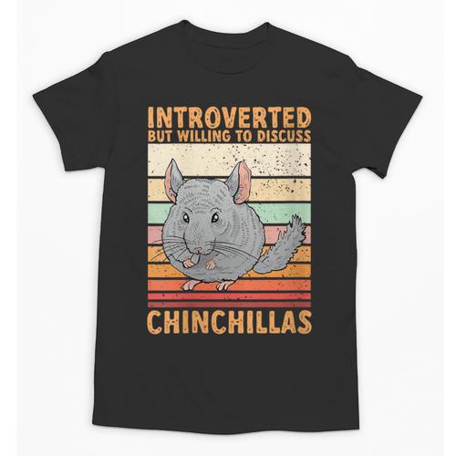 Chinchilla Owner Introvert Chinchilla Unisex T-Shirt - Raresse