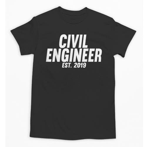 Civil Engineer Graduation Shirt New Civil Engineer Unisex T-Shirt - Best Gift Smart