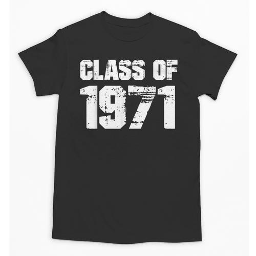 Class Of 1971 High School College Graduation Reunion T-Shirt Unisex T-Shirt - Best Gift Smart