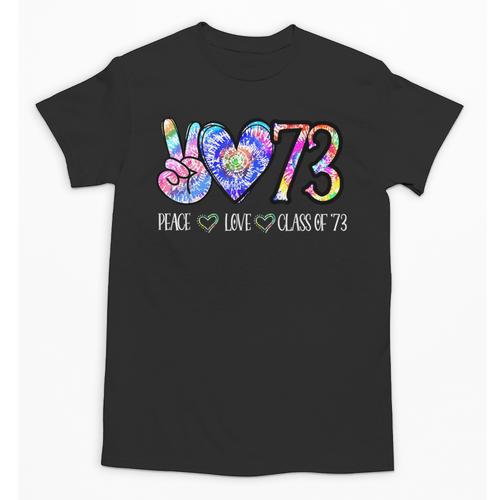 Class Of 1973 Tie Dye 50th Class Reunion Senior Graduation Unisex T-Shirt - Best Gift Smart